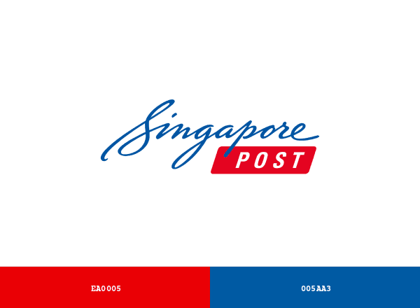 Singapore Post brand color palette