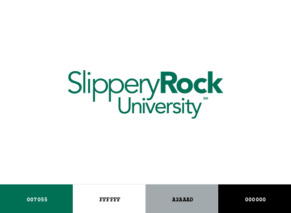 Slippery Rock University brand color palette