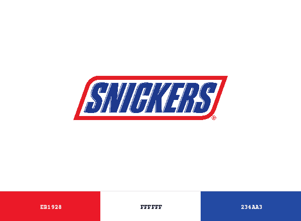 Snickers brand color palette