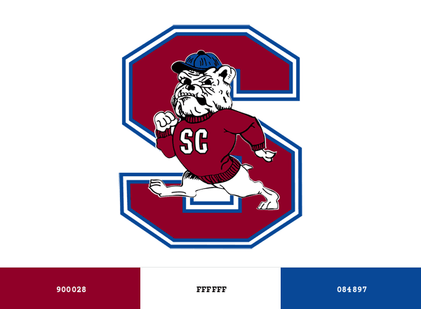 South Carolina State Bulldogs and Lady Bulldogs brand color palette