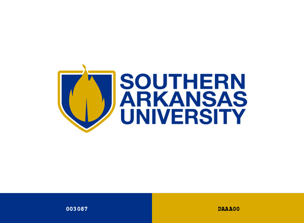 Southern Arkansas University brand color palette