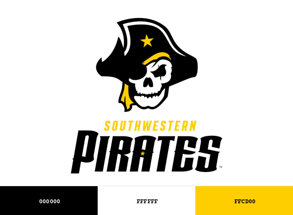 Southwestern Pirates brand color palette