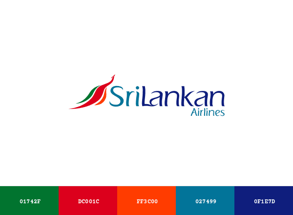 SriLankan Airlines brand color palette
