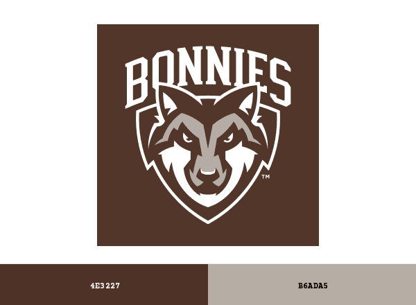 St. Bonaventure Bonnies brand color palette