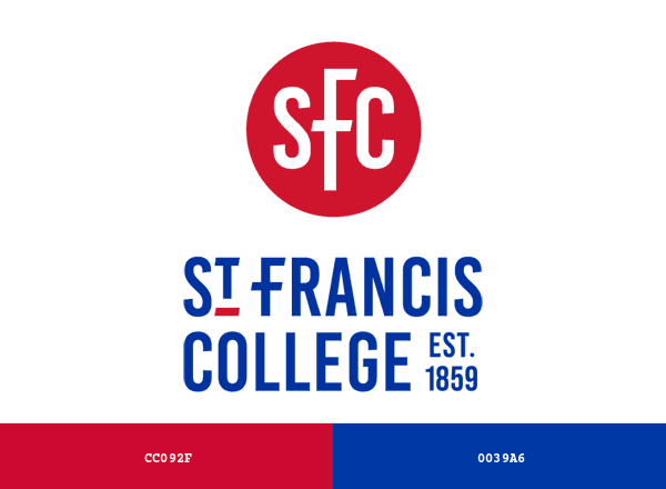 St. Francis College brand color palette