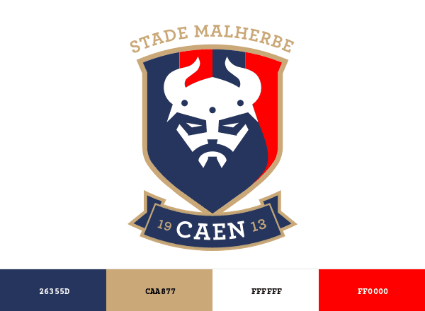 Stade Malherbe Caen brand color palette