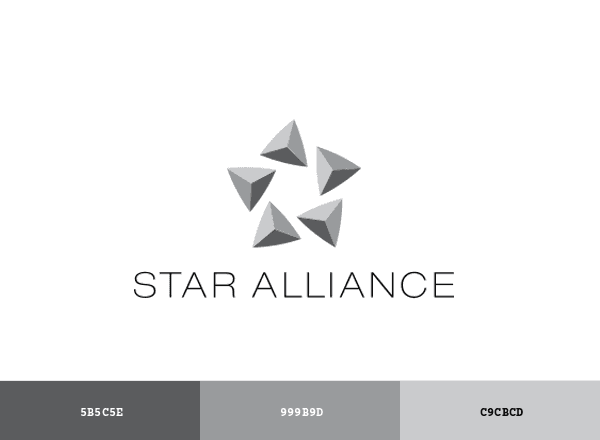 Star Alliance brand color palette