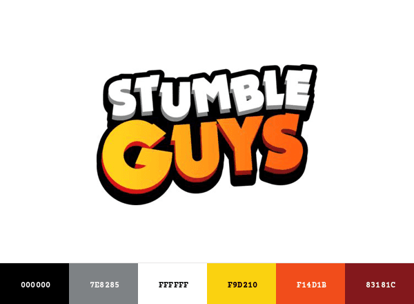 Stumble Guys brand color palette