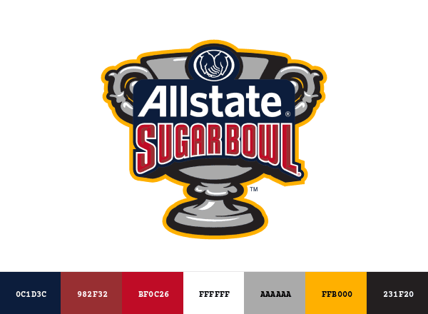 Sugar Bowl brand color palette