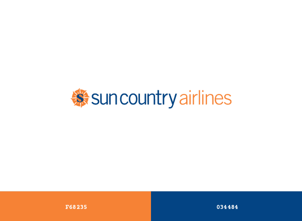Sun Country Airlines brand color palette