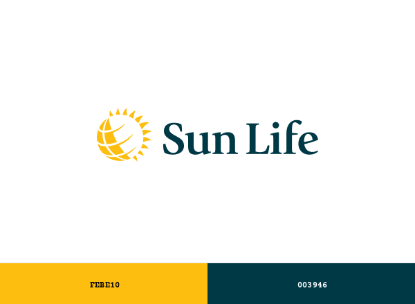 Sun Life Financial brand color palette