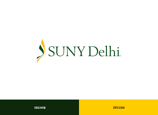 SUNY Delhi brand color palette