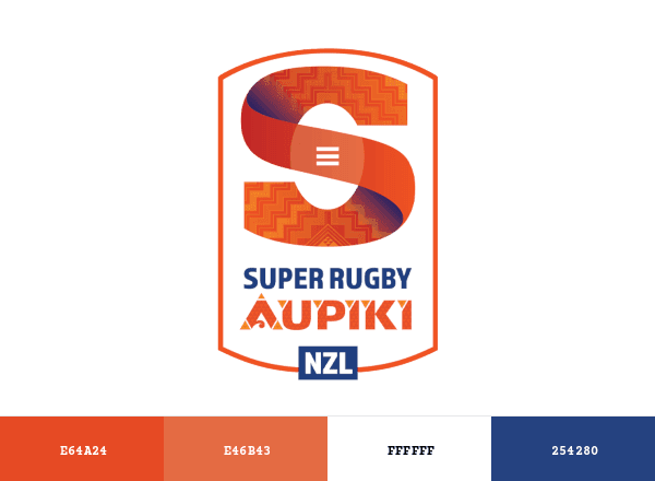 Super Rugby Aupiki brand color palette