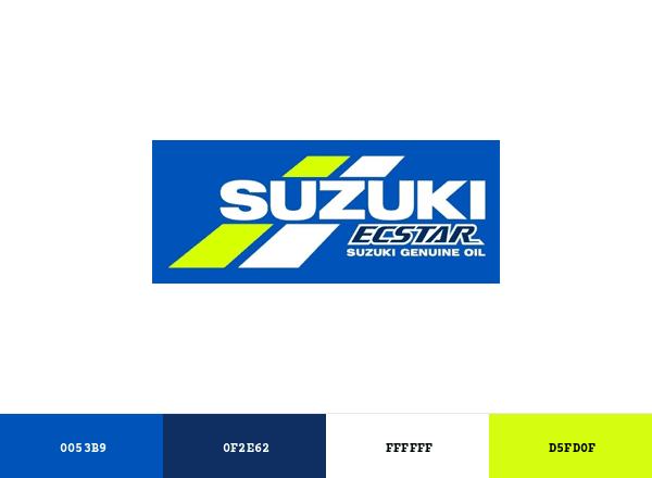 Suzuki Ecstar brand color palette