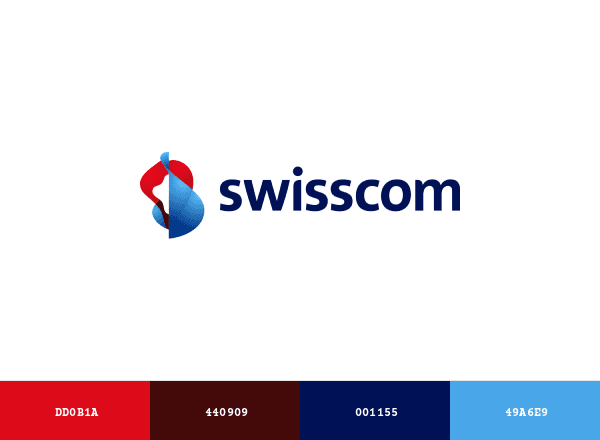 Swisscom brand color palette