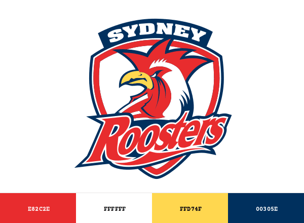 Sydney Roosters brand color palette
