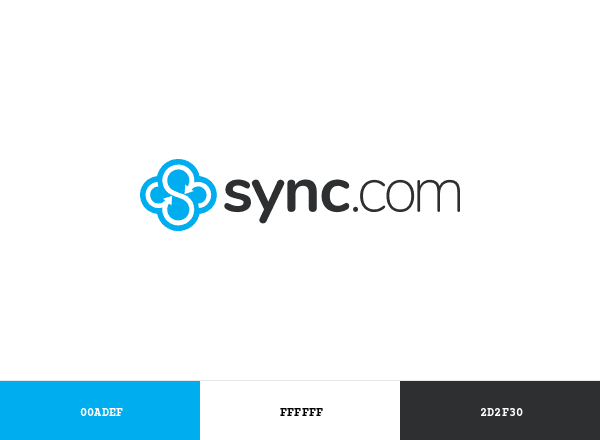 Sync.com brand color palette