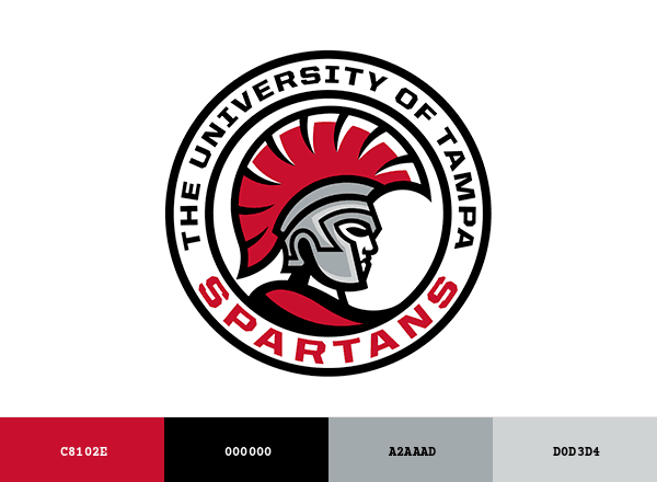 Tampa Spartans brand color palette