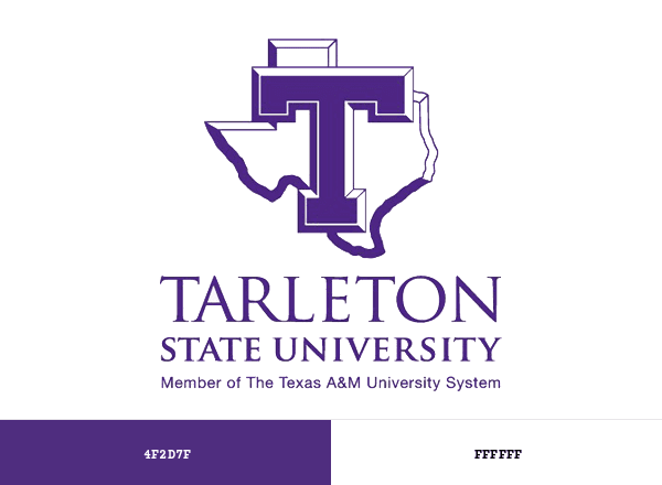 Tarleton State Texans brand color palette