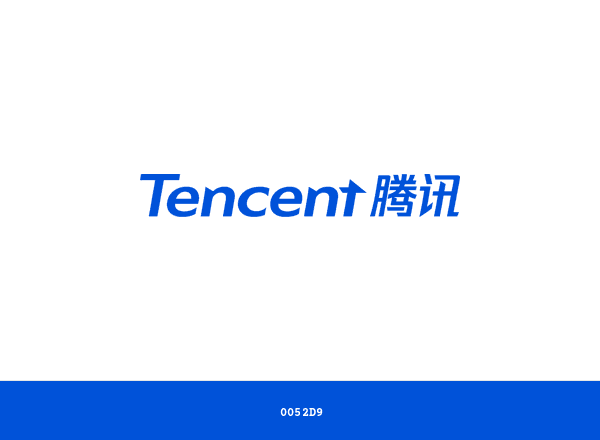 Tencent Holdings brand color palette