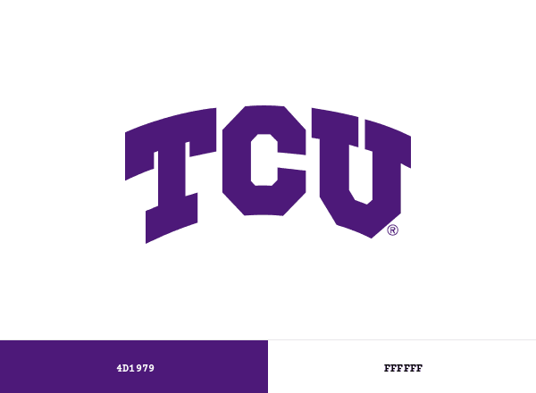 Texas Christian University brand color palette