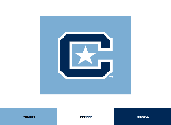 The Citadel Bulldogs brand color palette