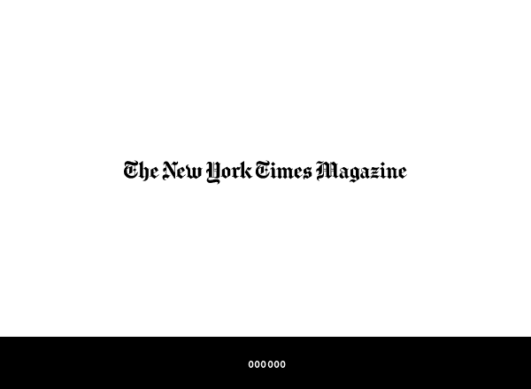 The New York Times Magazine (NYT Magazine) brand color palette