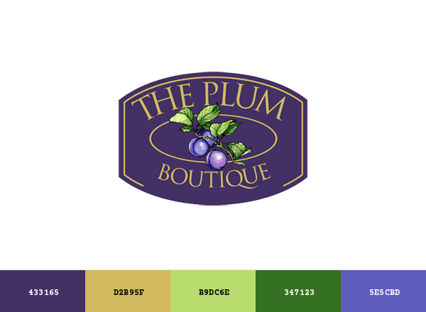 The Plum Clothing brand color palette