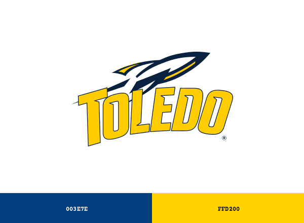 Toledo Rockets brand color palette