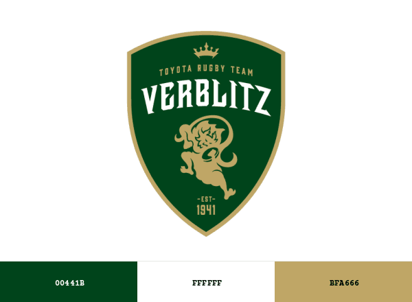 Toyota Verblitz brand color palette