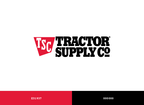 Tractor Supply brand color palette