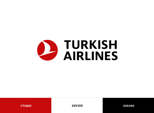 Turkish Airlines brand color palette