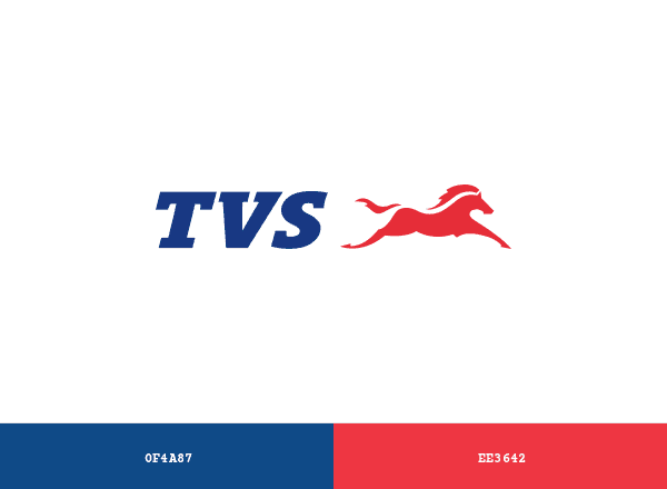 TVS Motors brand color palette