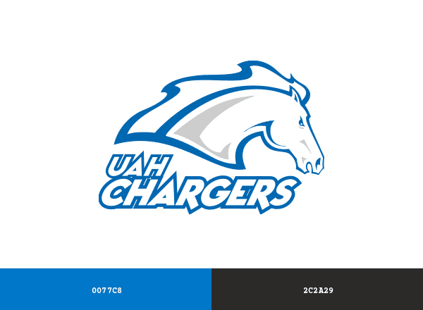 UAH Chargers brand color palette