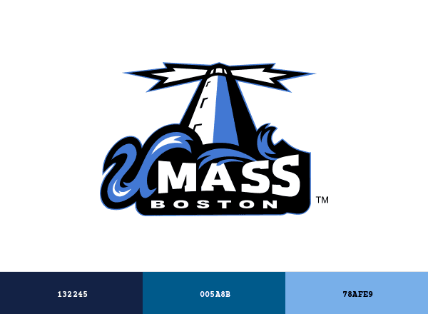 UMass Boston Beacons brand color palette