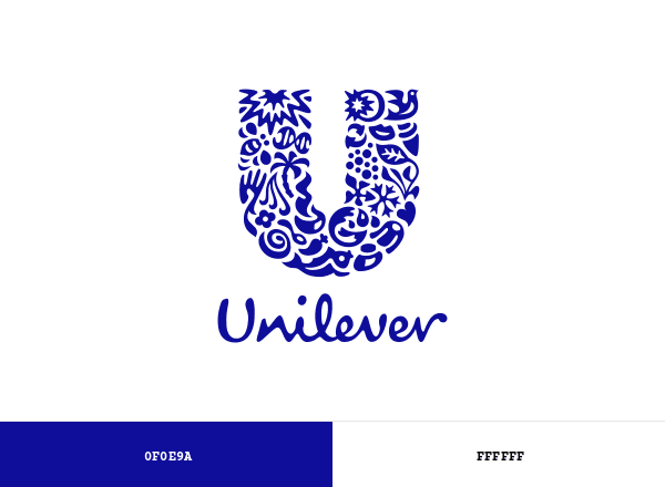 Unilever brand color palette