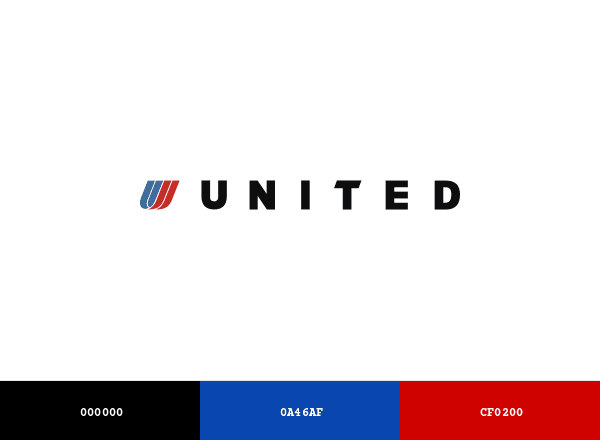 United Airlines (1973–2010) brand color palette