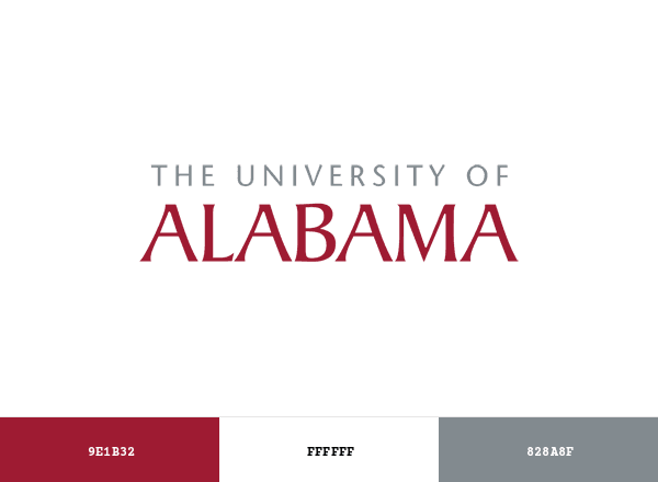 University of Alabama brand color palette