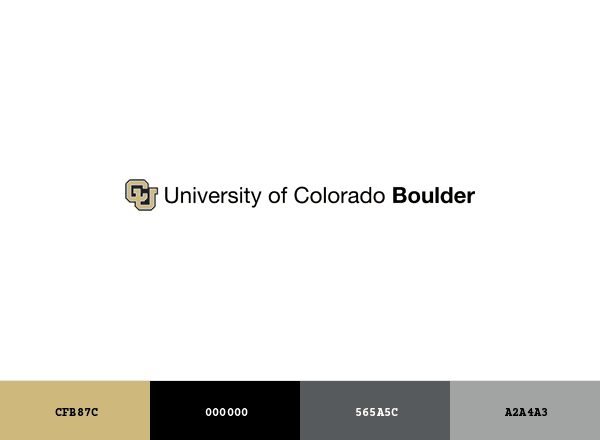 University of Colorado Boulder brand color palette