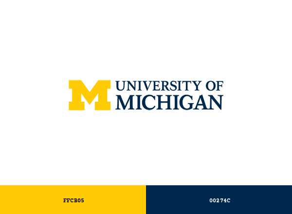 University of Michigan (UMich) brand color palette
