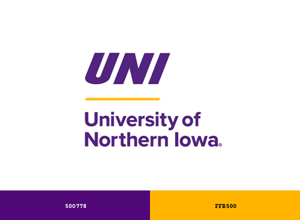 University of Northern Iowa brand color palette