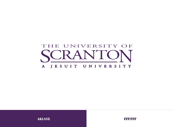 University of Scranton brand color palette