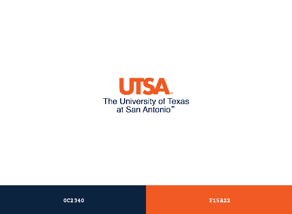 University of Texas at San Antonio (UTSA) brand color palette