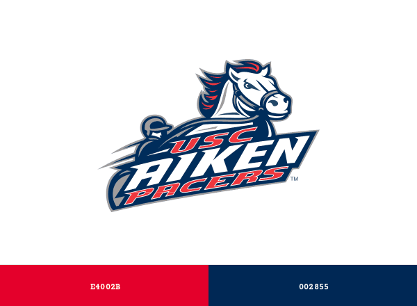 USC Aiken Pacers brand color palette