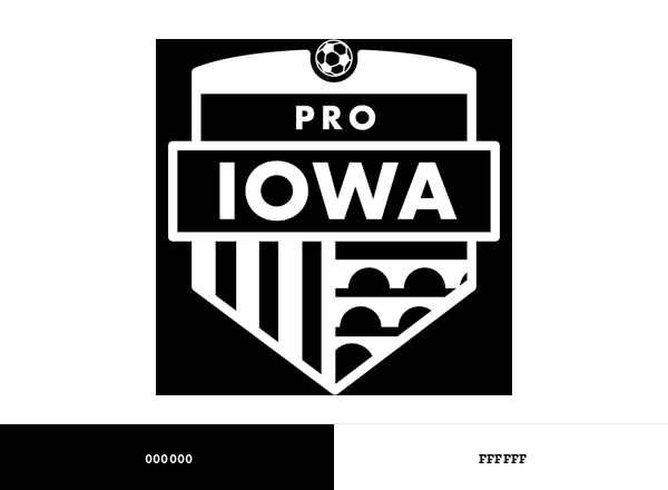 USL Pro Iowa brand color palette