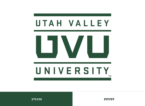 Utah Valley University brand color palette
