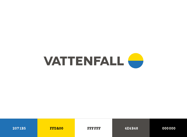 Vattenfall brand color palette