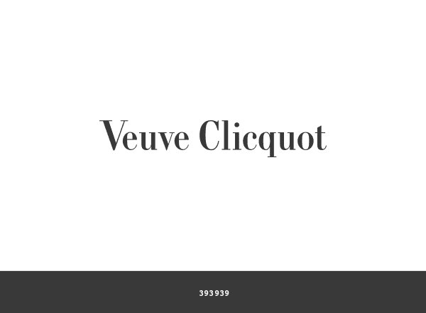 Veuve Clicquot brand color palette