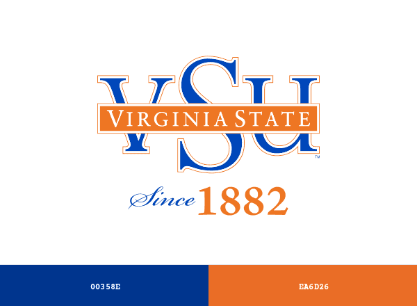 Virginia State University brand color palette