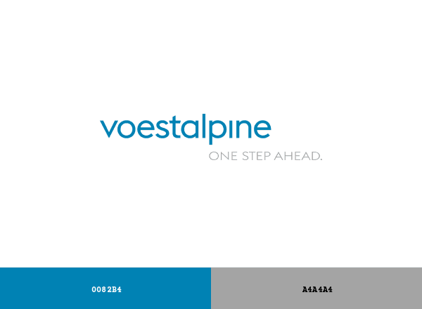 Voestalpine brand color palette